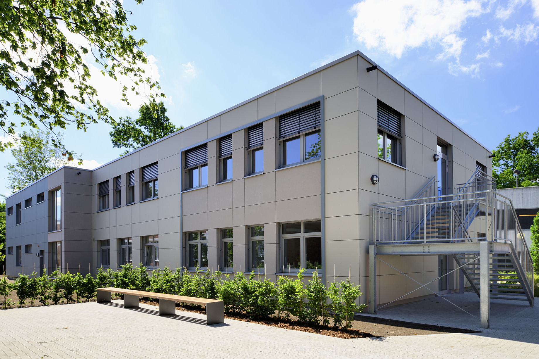 Neubau Seminar- und Bürogebäude in Modulbau